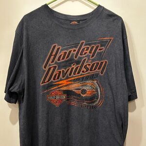 Harley-Davidson Charcoal and Orange Tee